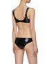 Back View - Click To Enlarge - LISA MARIE FERNANDEZ - 'Jasmine' zip front PVC bikini top