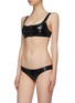 Figure View - Click To Enlarge - LISA MARIE FERNANDEZ - 'Jasmine' zip front PVC bikini top