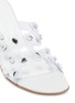 Detail View - Click To Enlarge - BY FAR - 'Gorgeous' glass crystal wavy PVC band sandals