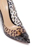 Detail View - Click To Enlarge - GIANVITO ROSSI - 'Kylie' leopard print PVC slingback pumps
