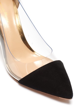 Detail View - Click To Enlarge - GIANVITO ROSSI - 'Plexi' PVC panelled pumps