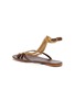  - GIANVITO ROSSI - 'Scorpios' detachable chain ankle strap leather sandals