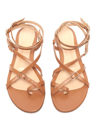 Detail View - Click To Enlarge - GIANVITO ROSSI - 'Cassandra' strappy leather sandals