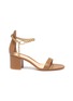 Main View - Click To Enlarge - GIANVITO ROSSI - Chain anklet leather sandals