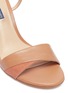 Detail View - Click To Enlarge - STUART WEITZMAN - 'Windy' ankle strap leather patchwork suede sandals