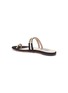  - STUART WEITZMAN - 'Petrina' faux pearl strappy suede slide sandals