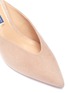 Detail View - Click To Enlarge - STUART WEITZMAN - 'Lulah' suede choked-up mules