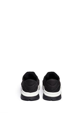 Back View - Click To Enlarge - NEIL BARRETT - 'Urban runner' nubuck leather sneakers