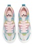 Figure View - Click To Enlarge - WINK - 'Bagel' chunky outsole colourblock panelled kids sneakers