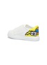 Detail View - Click To Enlarge - WINK - 'Popcorn' mix appliqué kids leather sneakers