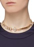 Figure View - Click To Enlarge - ANTON HEUNIS - Swarovski crystal floral necklace