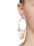 Figure View - Click To Enlarge - ANTON HEUNIS - Swarovski crystal seashell hoop earrings