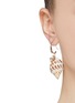 Figure View - Click To Enlarge - ANTON HEUNIS - Swarovski crystal seashell drop earrings