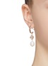 Figure View - Click To Enlarge - ANTON HEUNIS - Swarovski crystal baroque pearl drop earrings