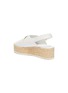  - VINCE - 'Jesson' cross strap leather slingback platform espadrille sandals