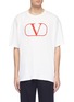 Main View - Click To Enlarge - VALENTINO GARAVANI - 'VLOGO' print oversized T-shirt
