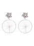 Main View - Click To Enlarge - VENNA - Detachable wheel drop glass crystal earrings