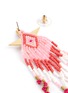 Detail View - Click To Enlarge - VENNA - Glass crystal lipstick star beaded fringe drop earrings