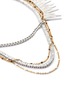 Detail View - Click To Enlarge - VENNA - Glass crystal multi chain tiered necklace