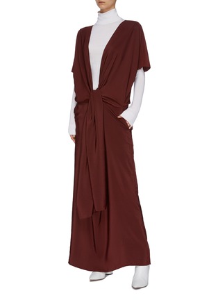 Figure View - Click To Enlarge - THE R COLLECTIVE - 'Calabash' convertible crepe maxi dress