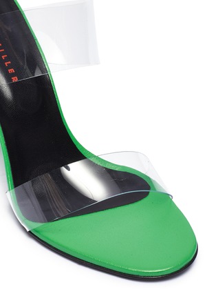 Detail View - Click To Enlarge - SIMON MILLER - 'Tee' PVC band sandals
