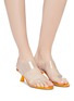 Figure View - Click To Enlarge - SIMON MILLER - 'Short Tee' PVC band sandals