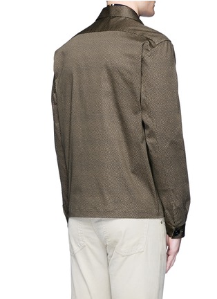 Back View - Click To Enlarge - PS PAUL SMITH - 'Mini Heart' print cotton jacket