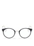 Main View - Click To Enlarge - MIU MIU - Round metal optical glasses