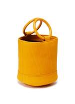 SIMON MILLER | 'Bonsai 15cm' leather bucket bag | GOLDEN ORANGE | Women |  Lane Crawford