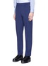 Front View - Click To Enlarge - MONCLER - Pintucked fleece lined pants