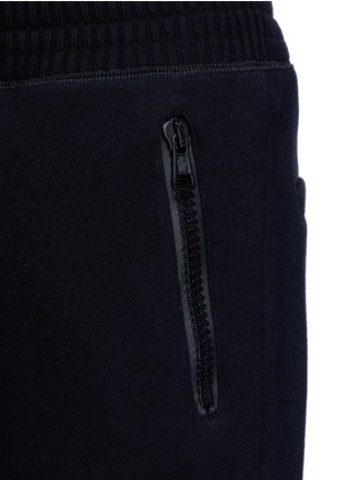 Detail View - Click To Enlarge - MONCLER - x Off-White cuff strap cotton sweatpants