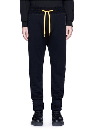Main View - Click To Enlarge - MONCLER - x Off-White cuff strap cotton sweatpants