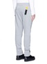Back View - Click To Enlarge - MONCLER - x Off-White cuff strap cotton sweatpants