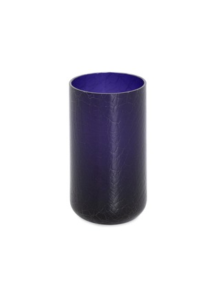 Main View - Click To Enlarge - LOCAL DESIGN - Crackle medium vase – Blue