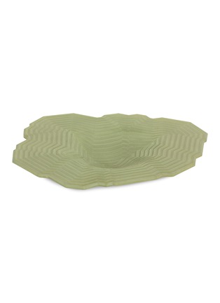 Detail View - Click To Enlarge - LOCAL DESIGN - Pleat medium bowl – Green