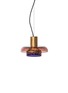 Main View - Click To Enlarge - LOCAL DESIGN - Greenway Crackle pendant lamp – Mauve/Blue
