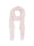 Main View - Click To Enlarge - FALIERO SARTI - 'Jolie' Chantilly lace border gauze scarf