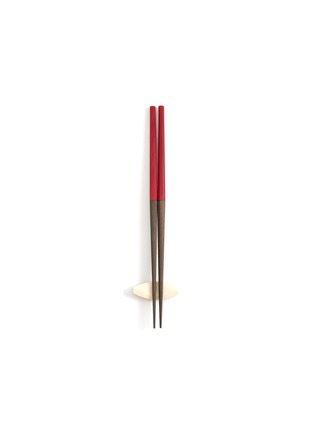 Main View - Click To Enlarge - MARUNAO - Nippon Usagi chopsticks set – Red
