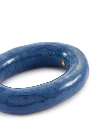Detail View - Click To Enlarge - KENNETH JAY LANE - Ceramic oval bangle