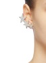 Figure View - Click To Enlarge - KENNETH JAY LANE - Glass crystal star clip earrings