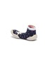 Detail View - Click To Enlarge - COLLÉGIEN - Shooting star intarsia toddler sock knit sneakers