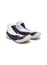 Figure View - Click To Enlarge - COLLÉGIEN - Shooting star intarsia toddler sock knit sneakers