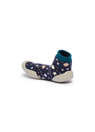 Detail View - Click To Enlarge - COLLÉGIEN - Planet intarsia toddler sock knit sneakers
