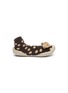 Main View - Click To Enlarge - COLLÉGIEN - Bow polka dot toddler sock knit sneakers