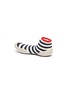 Detail View - Click To Enlarge - COLLÉGIEN - Stripe intarsia toddler sock knit sneakers