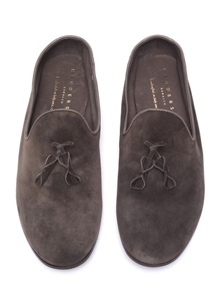 Detail View - Click To Enlarge - HENDERSON - Tassel suede loafers