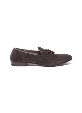 Main View - Click To Enlarge - HENDERSON - Tassel suede loafers