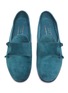 Detail View - Click To Enlarge - HENDERSON - Double monk strap suede loafers
