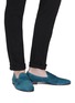 Figure View - Click To Enlarge - HENDERSON - Double monk strap suede loafers