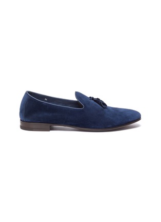 Main View - Click To Enlarge - HENDERSON - Tassel suede loafers